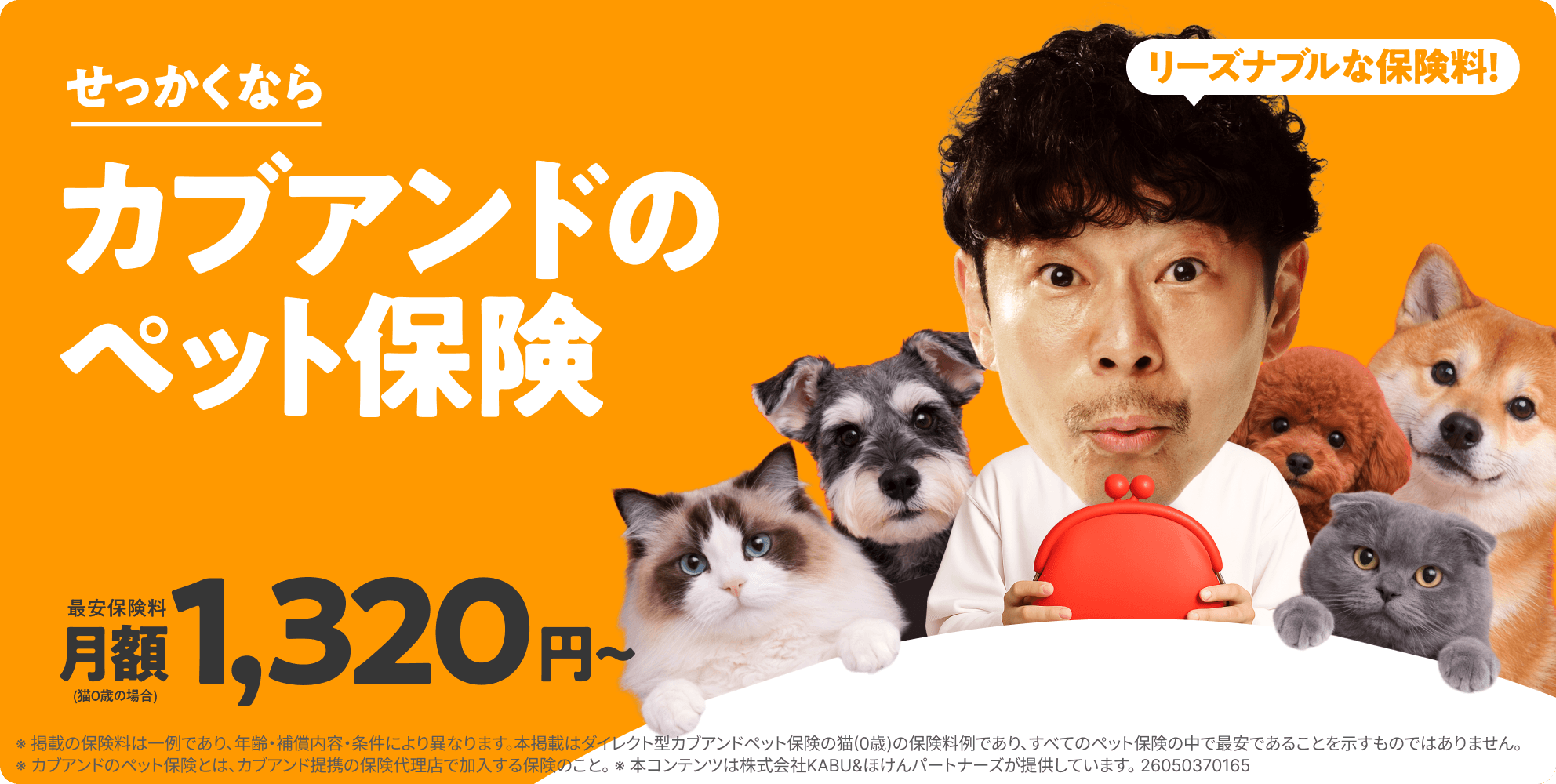 せっかくならカブアンドのペット保険
